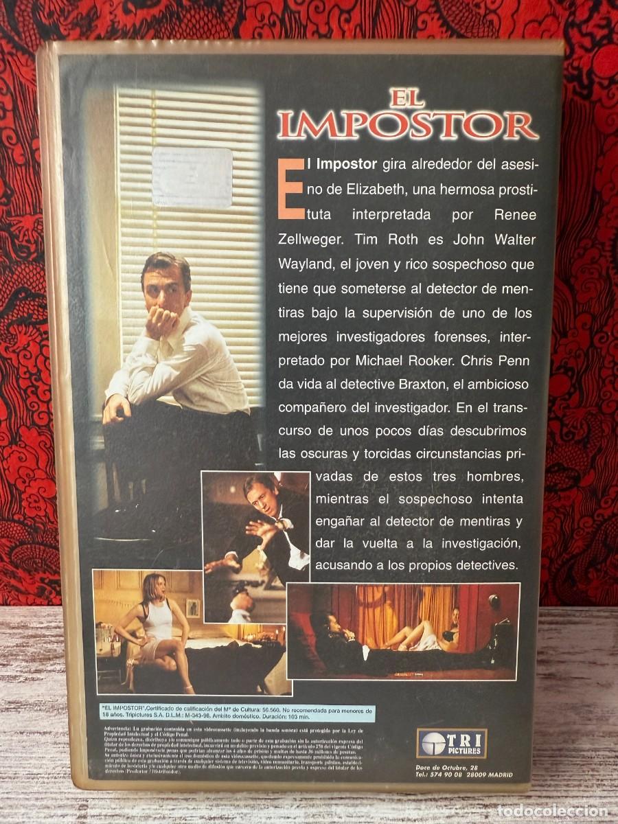Cine: El Impostor (VHS) 1998 - Foto 3