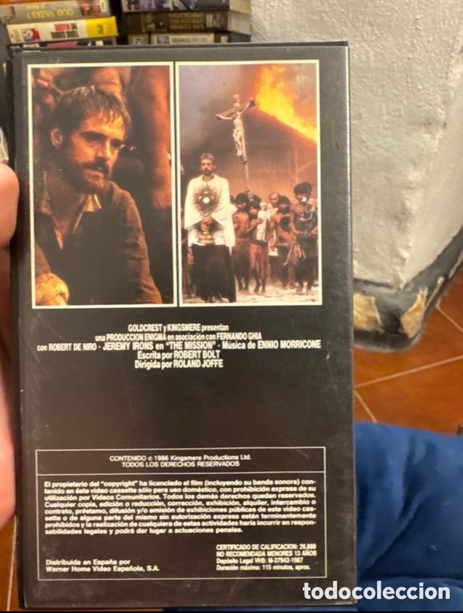 Cine: VHS La Misi&oacute;n (Robert De Niro) - Foto 2