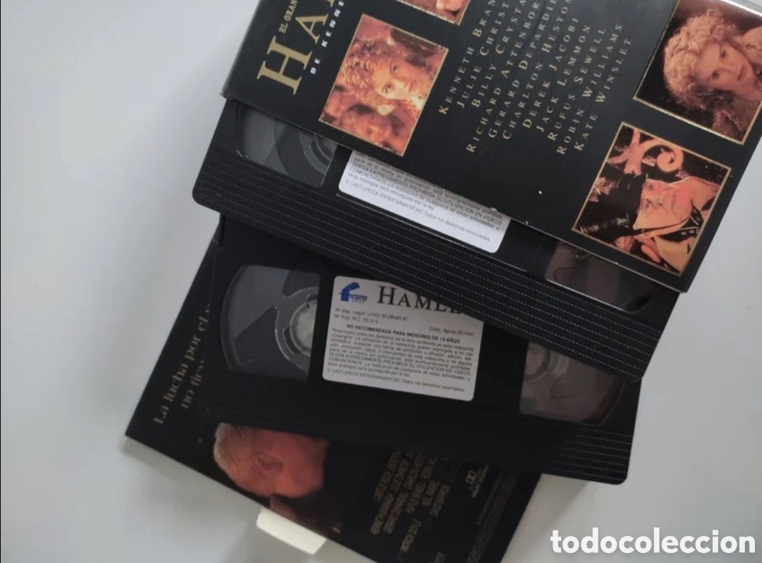 Cine: Hamlet (Kenneth Branagh) 2VHS - Foto 3