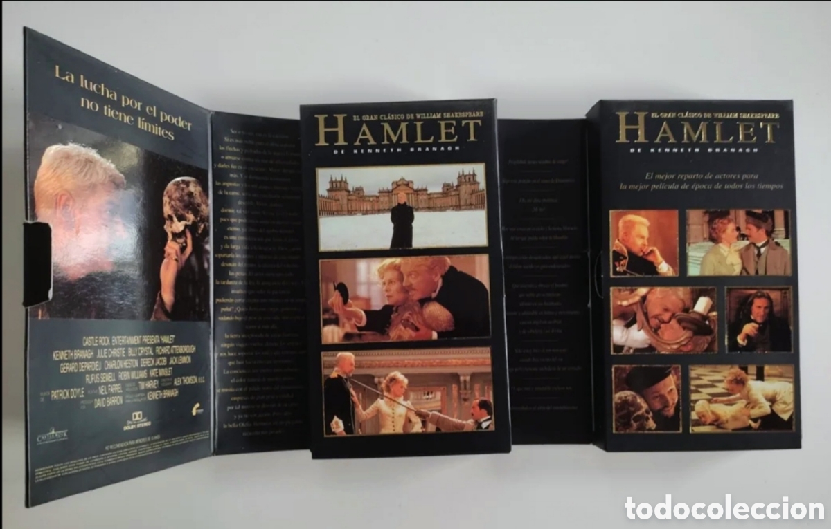 Cine: Hamlet (Kenneth Branagh) 2VHS - Foto 6