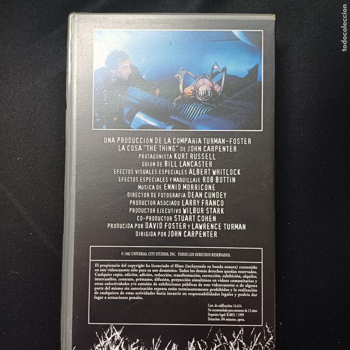 Cine: LA COSA/JOHN CARPENTER/VHS. - Foto 3