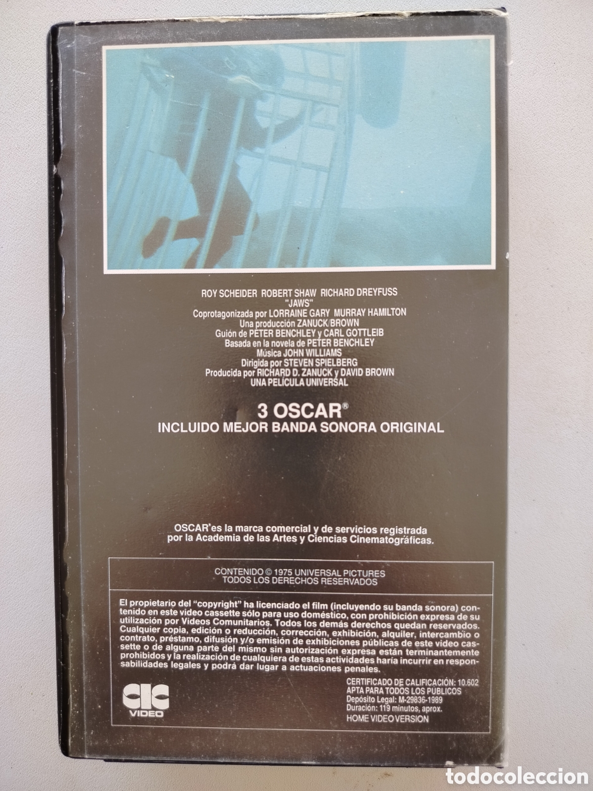 Cine: Tibur&oacute;n VHS Pel&iacute;cula - Foto 2