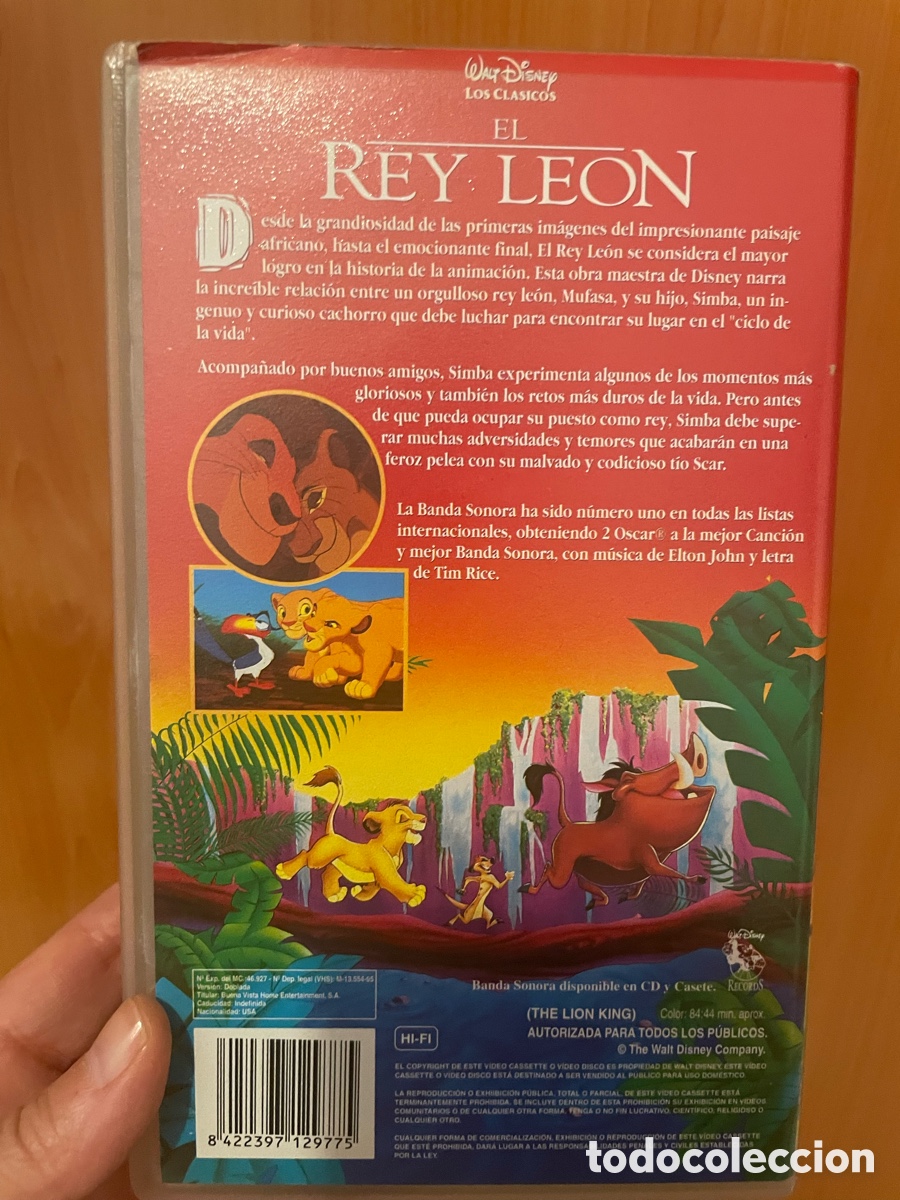 Cine: VHS El Rey Le&oacute;n 1994 - Foto 5