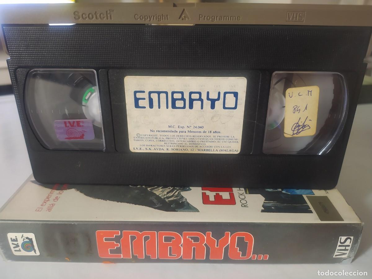 Cine: EMBRYO. VHS ORIGINAL - Foto 3