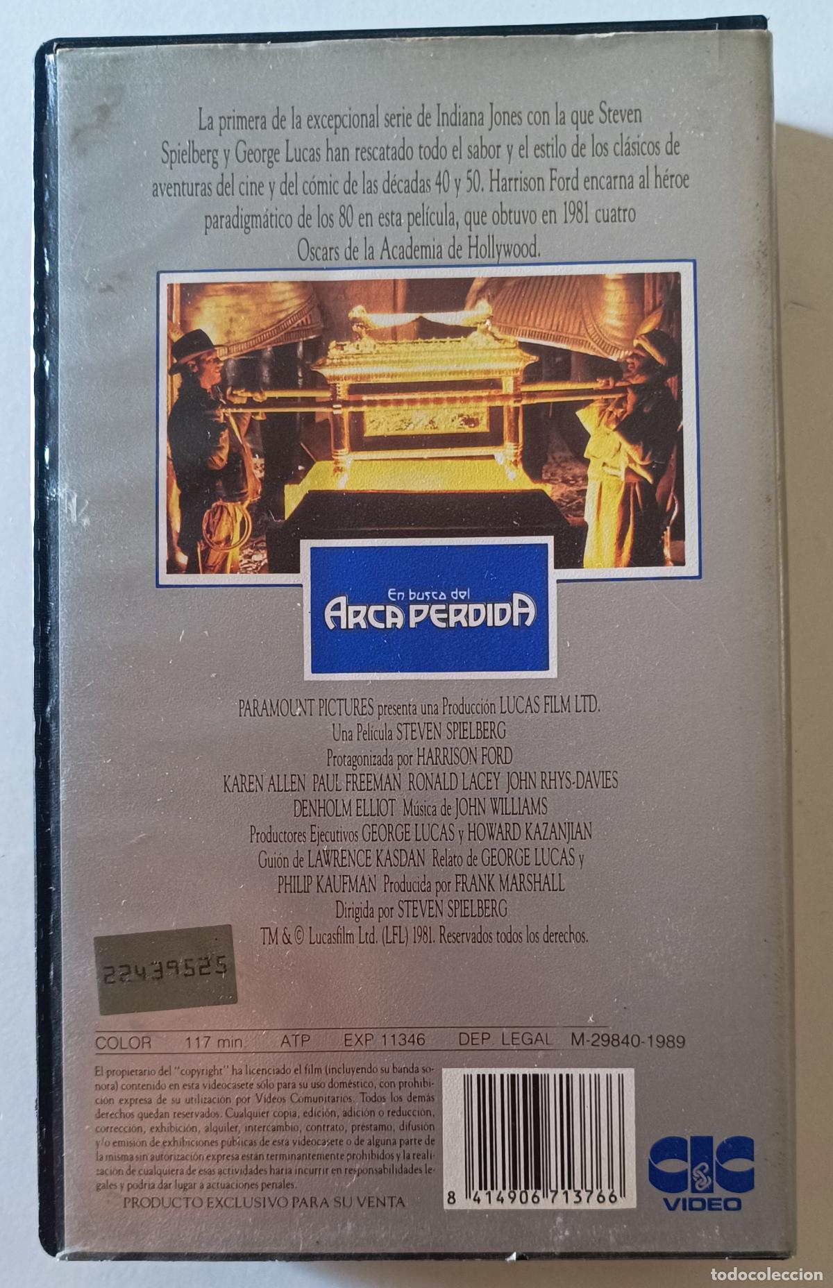 Cine: VHS EN BUSCA DEL ARCA PERDIDA - Foto 2