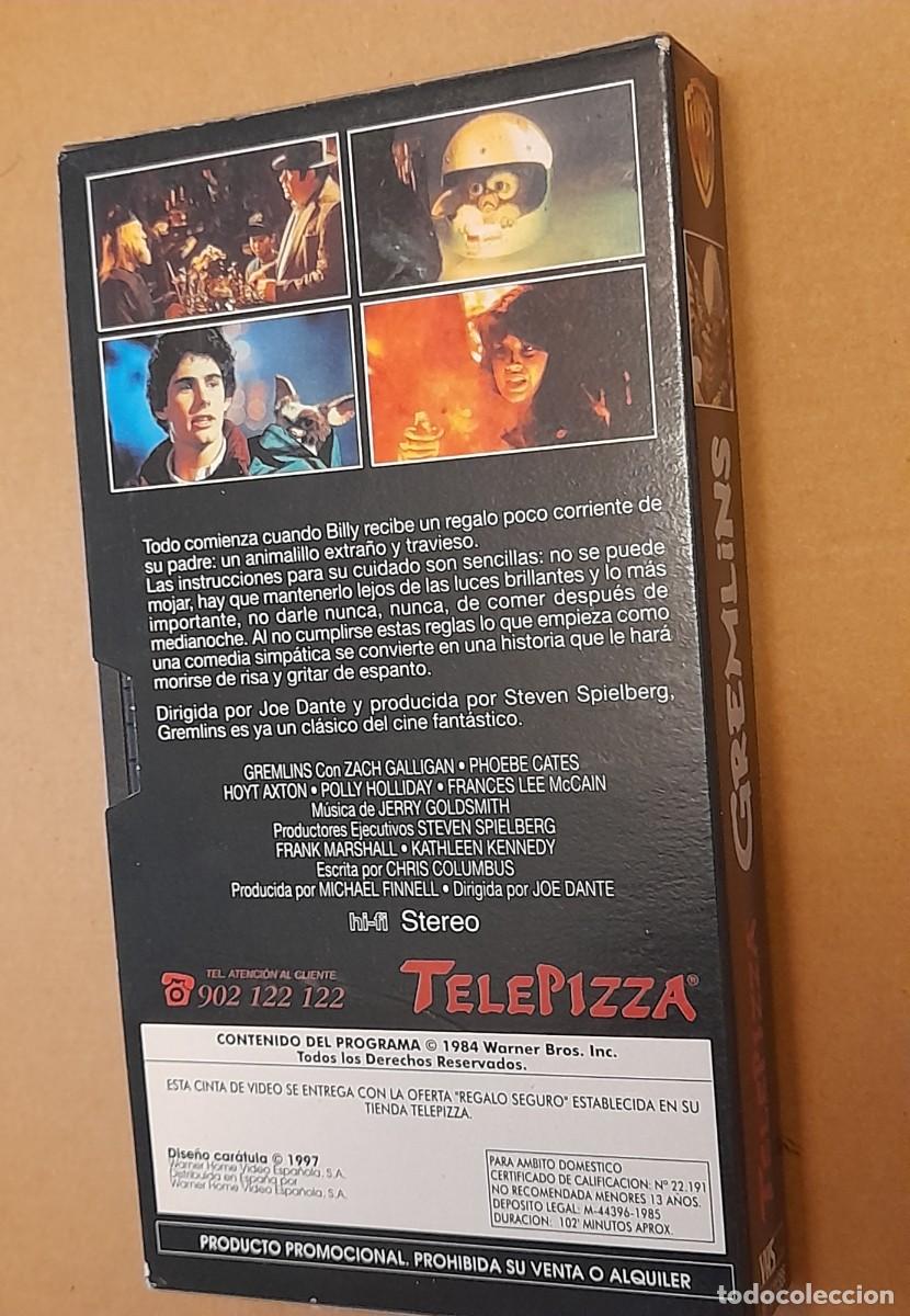 Cine: Cinta de video VHS, pel&iacute;cula Los Greemlins - Foto 2