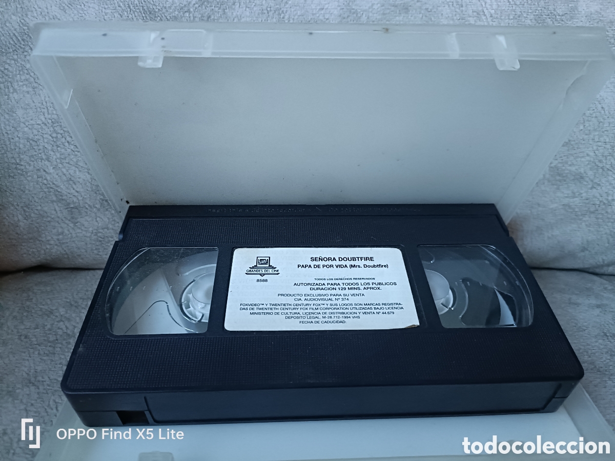 Cine: VHS Se&ntilde;ora Doubtfire -Robin William- - Foto 3