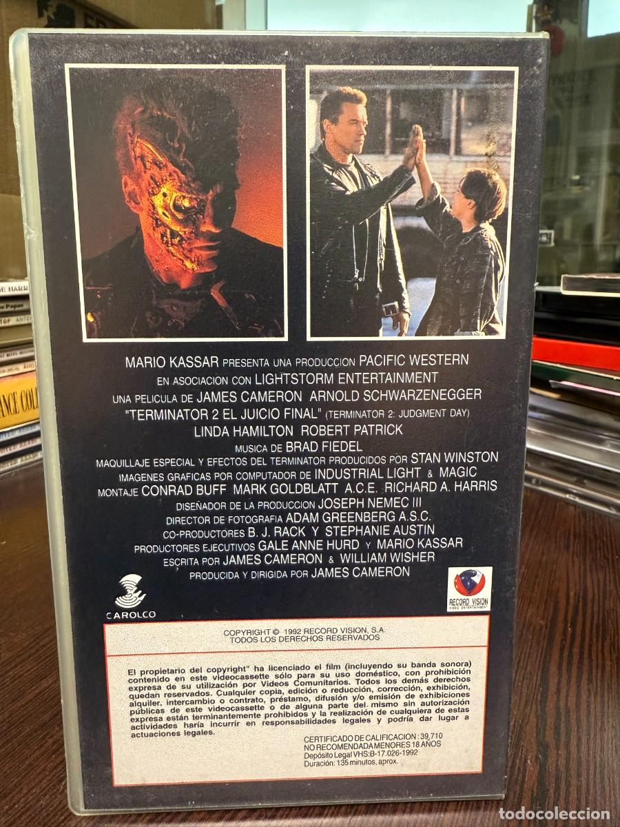 Cine: Terminator 2 (VHS) El Juicio Final - Foto 3