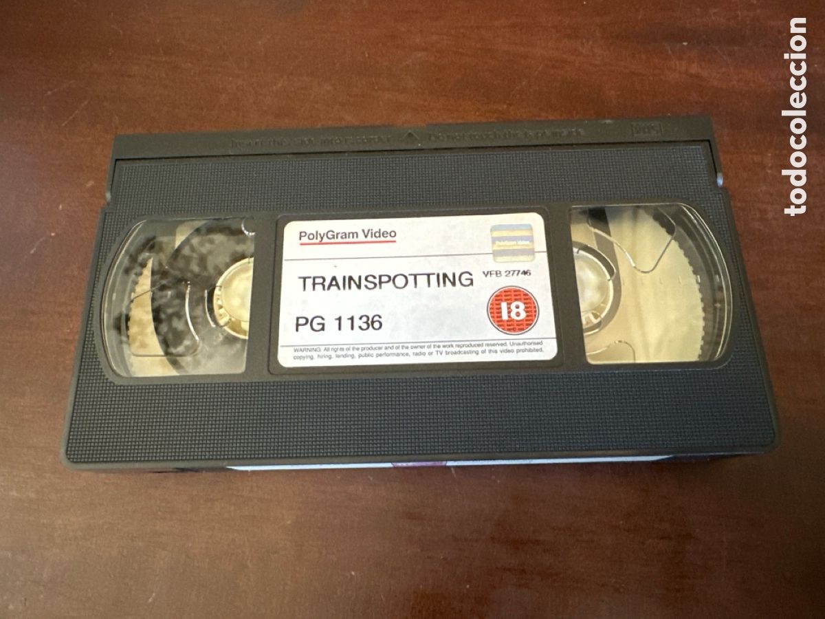 Cine: VHS - TRAINSPOTTING (1996) VERSI&Oacute;N ORIGINAL. - Foto 4