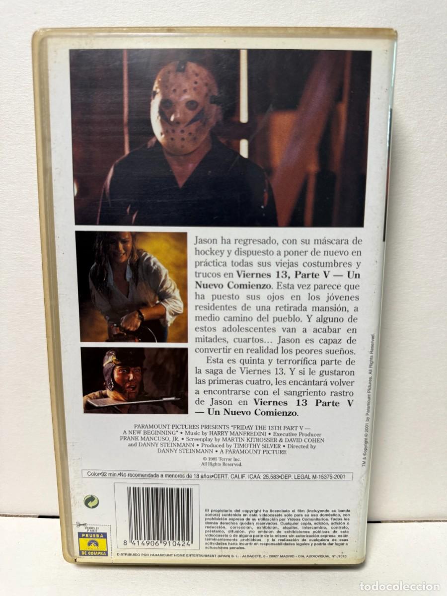 Cine: Viernes 13, Parte 5 (VHS) - Foto 2