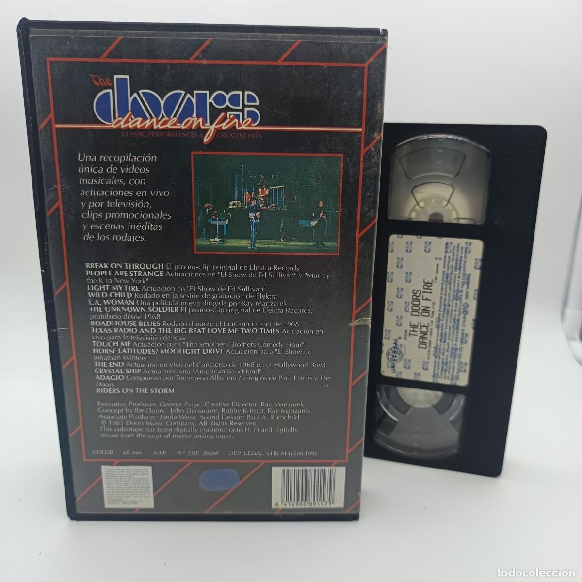 Cine: VHS -THE DOORS DANCE ON FIRE - Foto 2