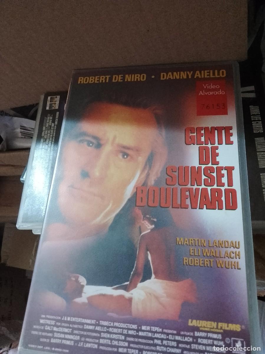 Cinema: Gente de sunset boulevard vhs caja grande rrareza
