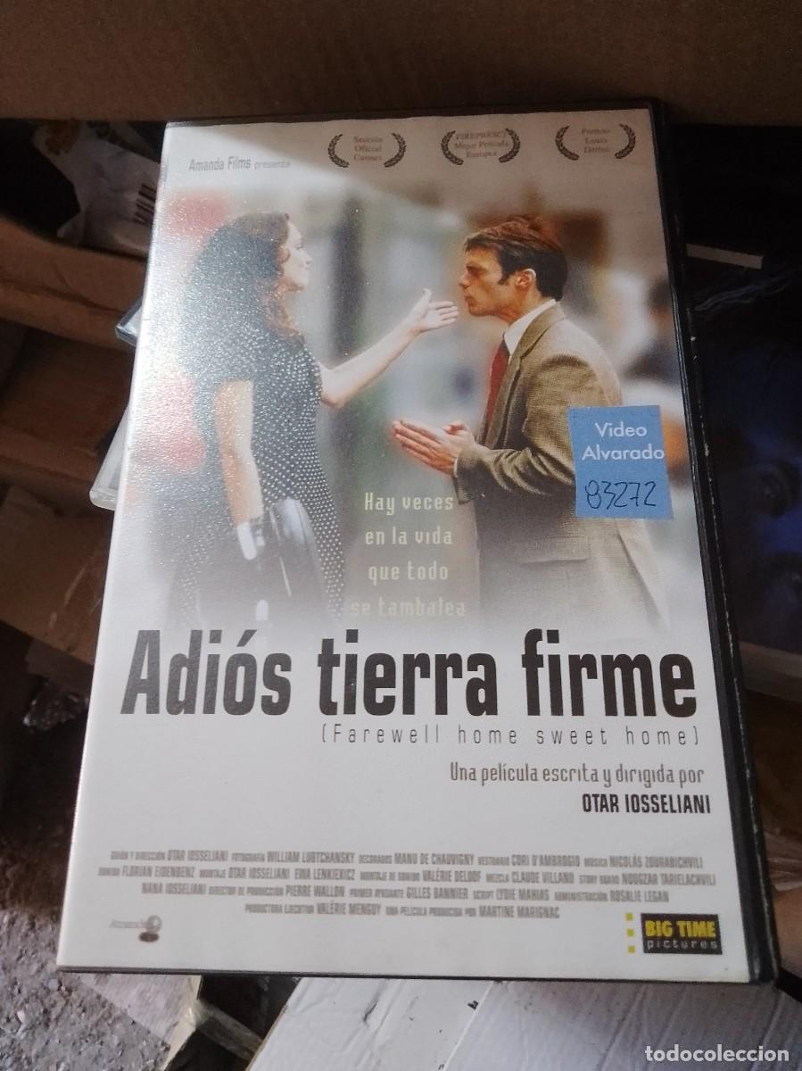 Cinema: Adi&oacute;s tierra firme VHS caja grande rareza