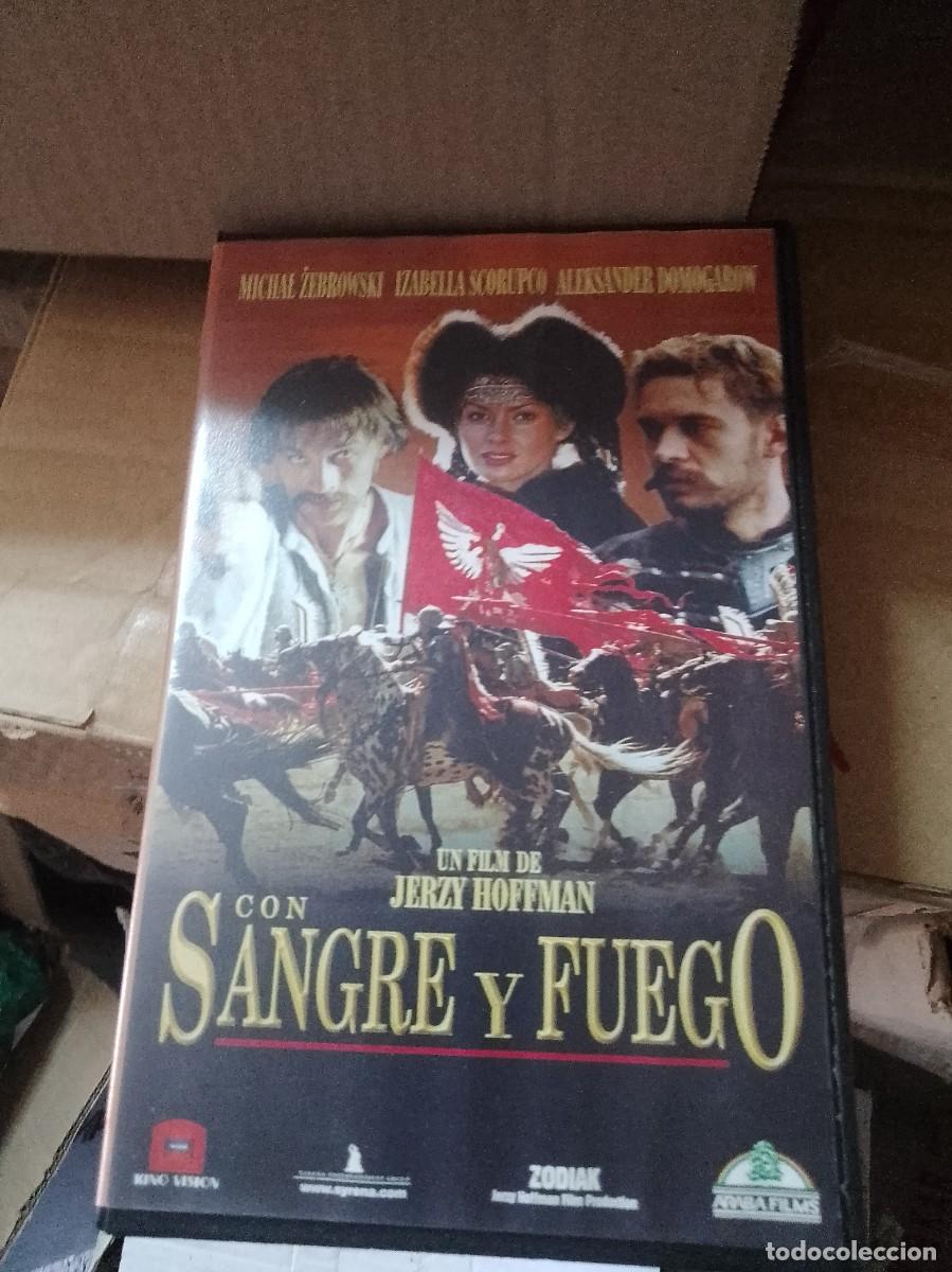 Cinema: Con sangre y fuego VHS caja grande rareza
