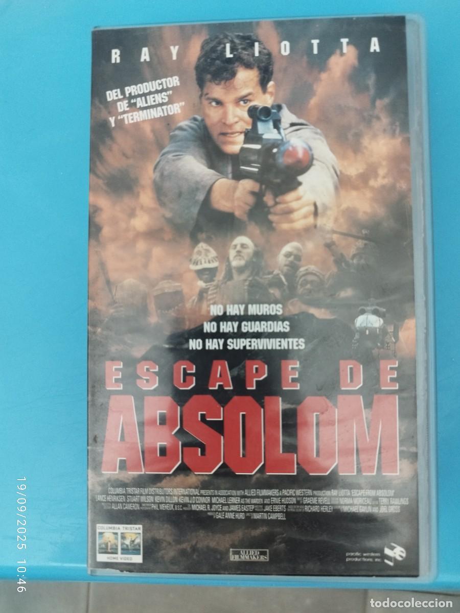 Cine: VHS Escape de Absolom Ray Liotta - Foto 1
