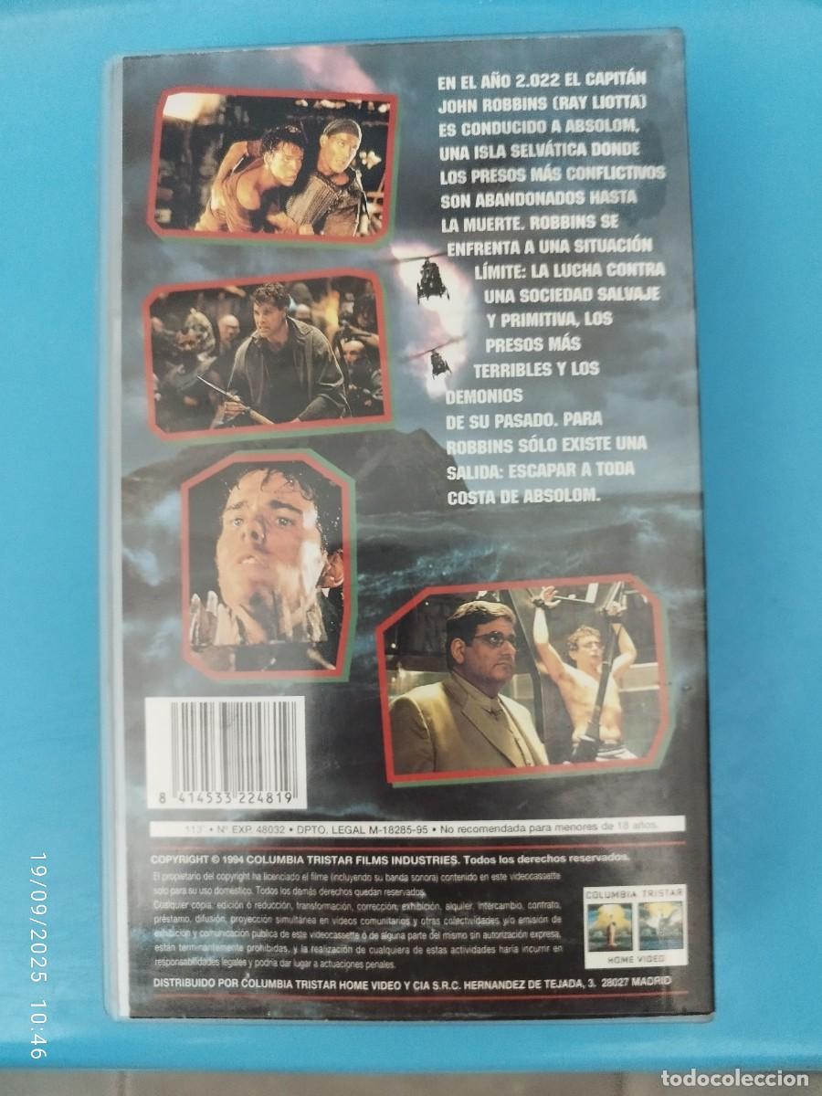 Cine: VHS Escape de Absolom Ray Liotta - Foto 2
