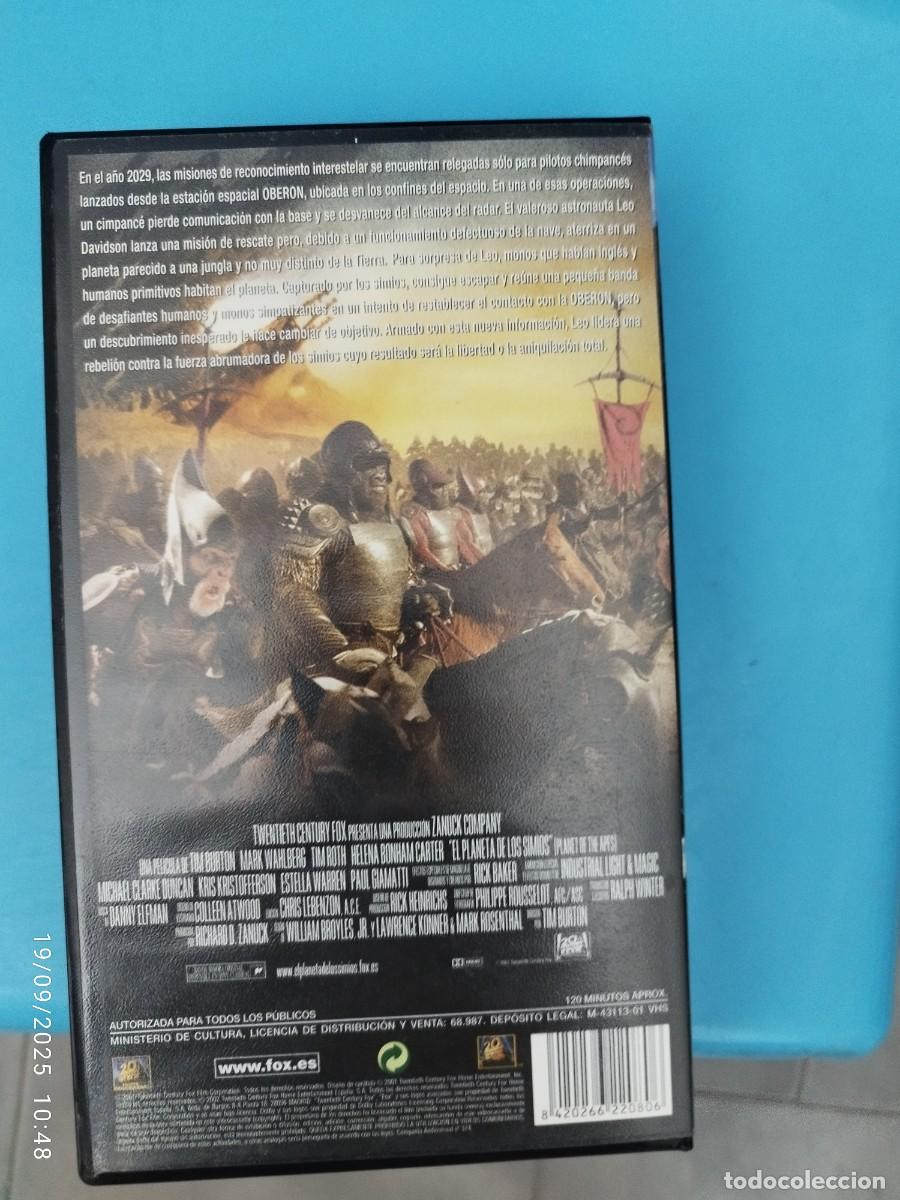 Cine: VHS El Planeta de los Simios - Foto 2