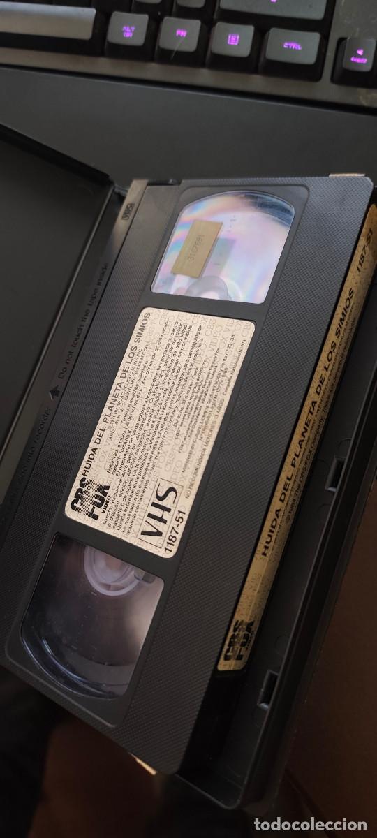 Cine: HUIDA DEL PLANETA DE LOS SIMIOS (VHS) - Foto 2