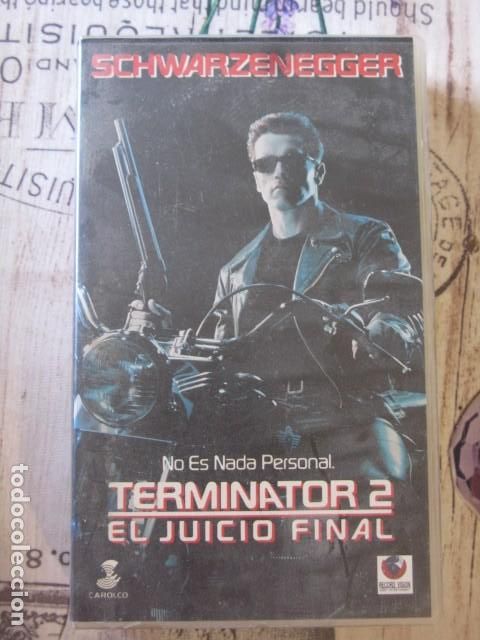 Cine: TERMINATOR 2 EL JUICIO FINAL - SCHWARZENEGGER - VHS - Foto 1