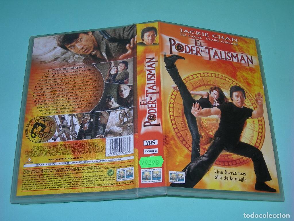 Cine: PEL&Iacute;CULA VHS EL PODER DEL TALISM&Aacute;N - JACKIE CHAN - LEE EVANS - - Foto 6