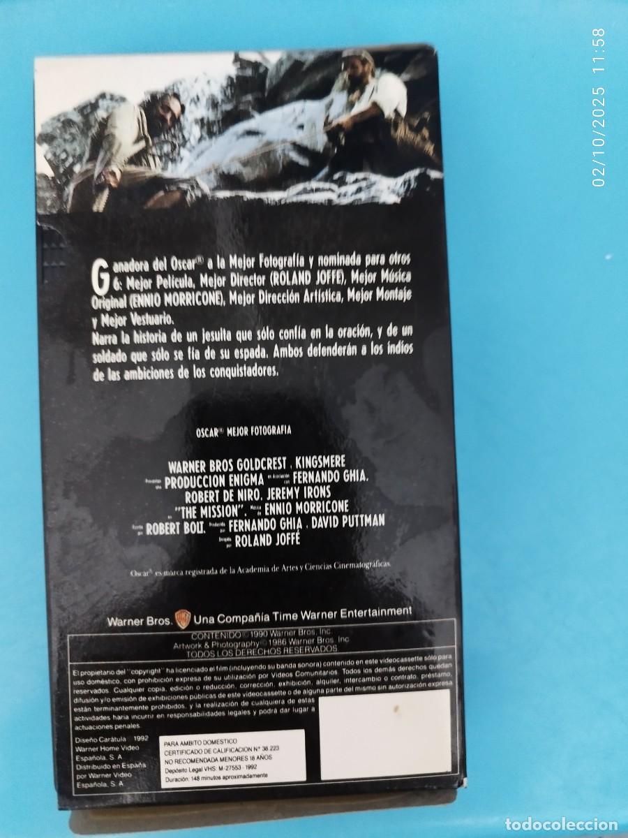 Cine: VHS La Misi&oacute;n (Espa&ntilde;ol) - Foto 2