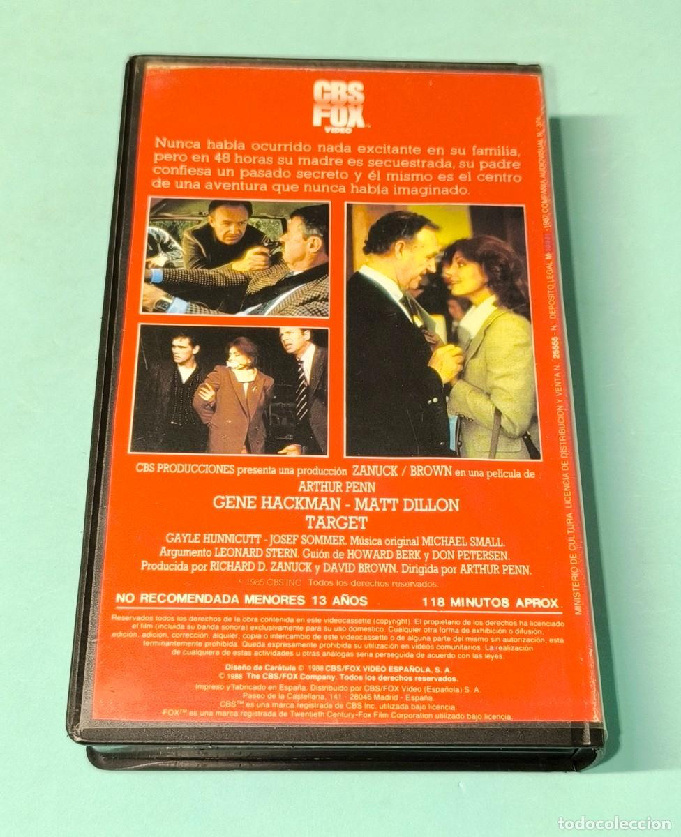 Cine: PEL&Iacute;CULA VHS TARGET - GENE HACKMAN - MATT DILLON - - Foto 2