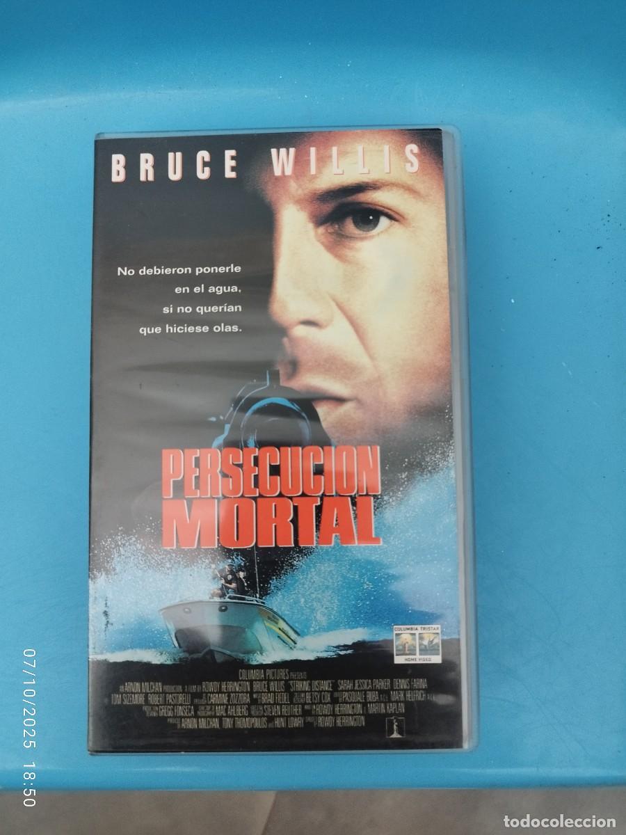 Cine: VHS Persecuci&oacute;n Mortal Bruce Willis - Foto 1