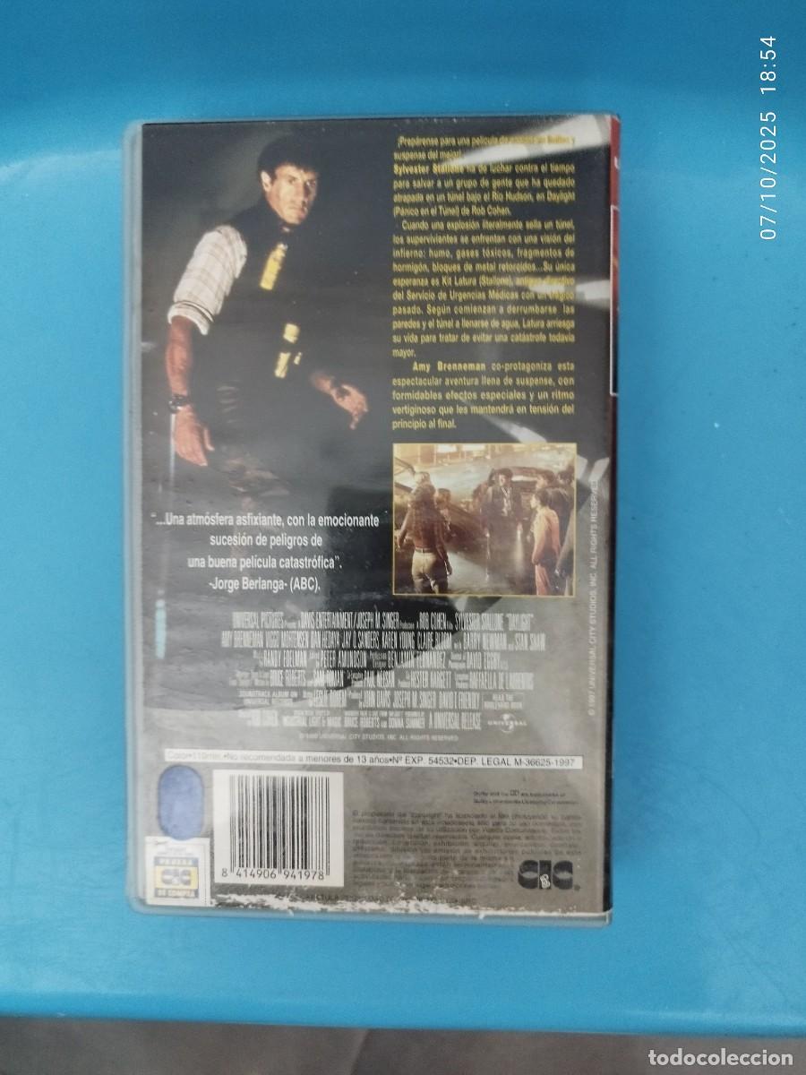 Cine: VHS P&aacute;nico en el T&uacute;nel - Stallone - Foto 2