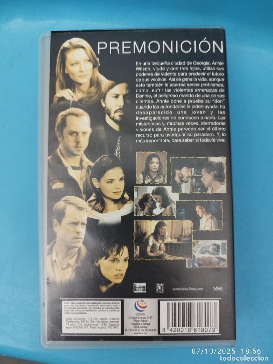 Cine: VHS Premonici&oacute;n (Espa&ntilde;ol) - Foto 2