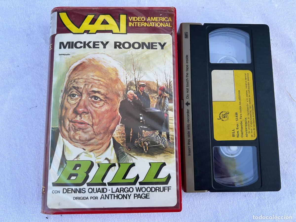 Cine: BILL / MICKEY ROONEY / Dir. ANTHONY PAGE / VHS - Foto 1