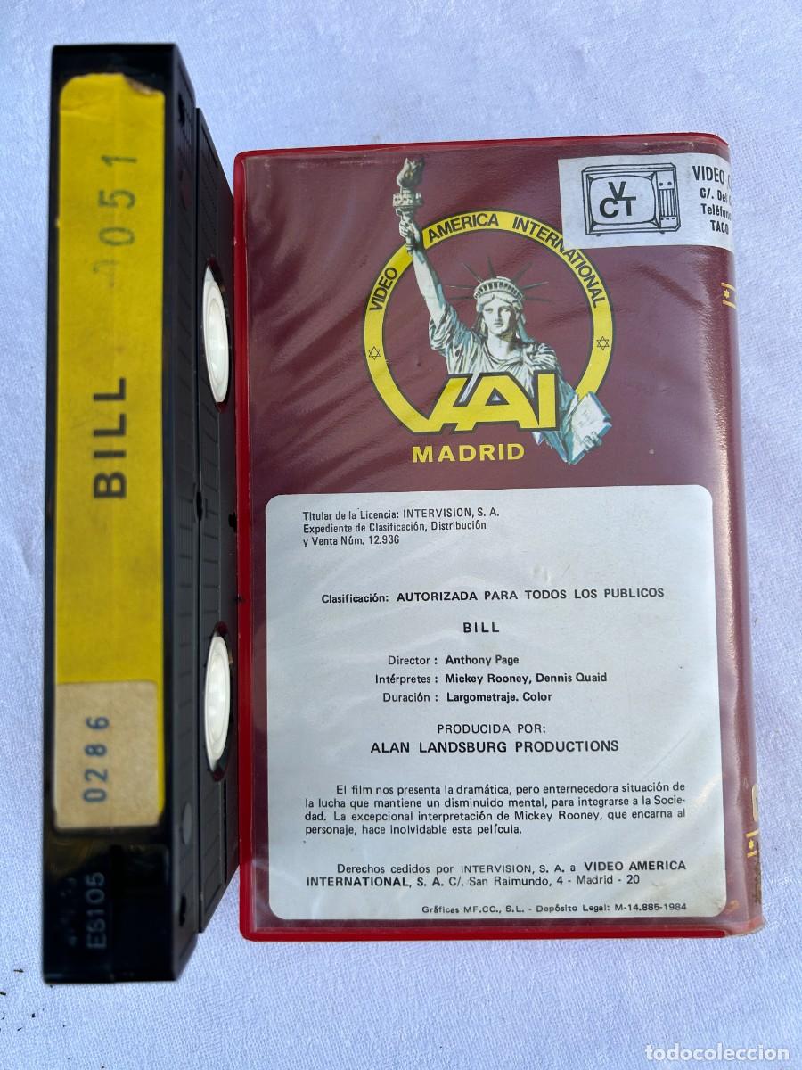Cine: BILL / MICKEY ROONEY / Dir. ANTHONY PAGE / VHS - Foto 2