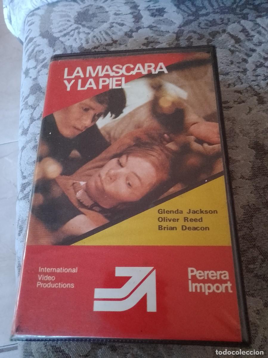 Cinema: La m&aacute;scara y la piel VHS caja grande rareza