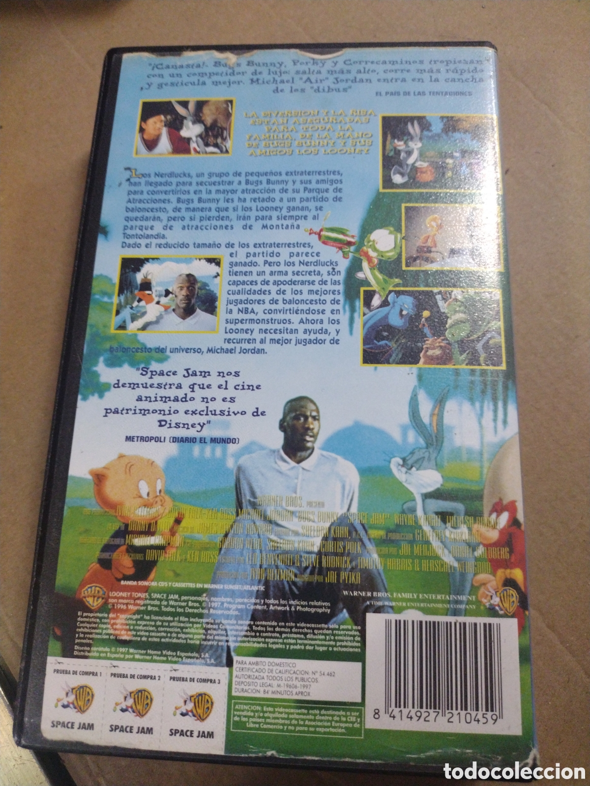 Cine: Space Jam. Michael Jordan. VHS - Foto 2