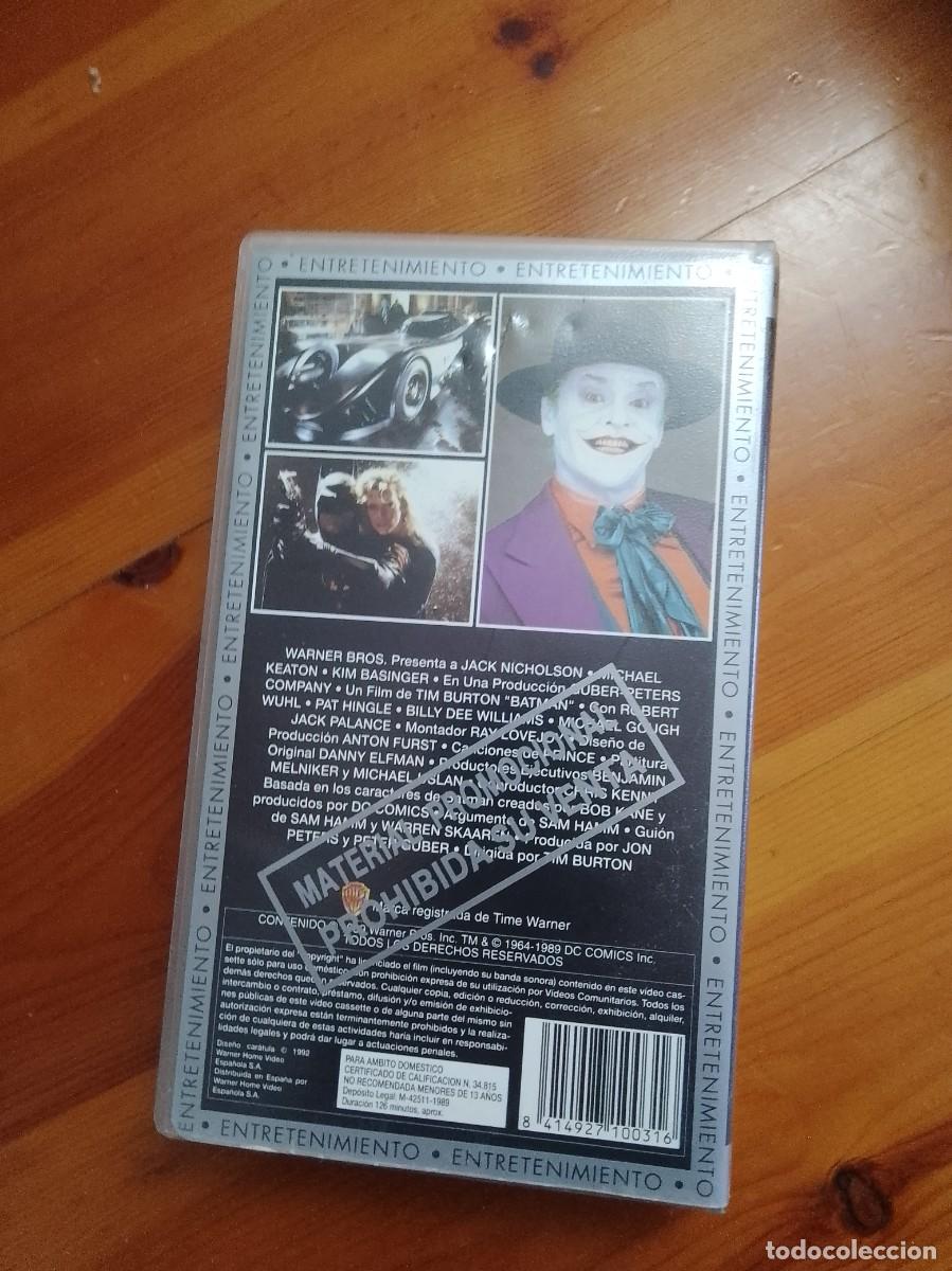 Cine: Batman vhs edici&oacute;n 1989 - Foto 3