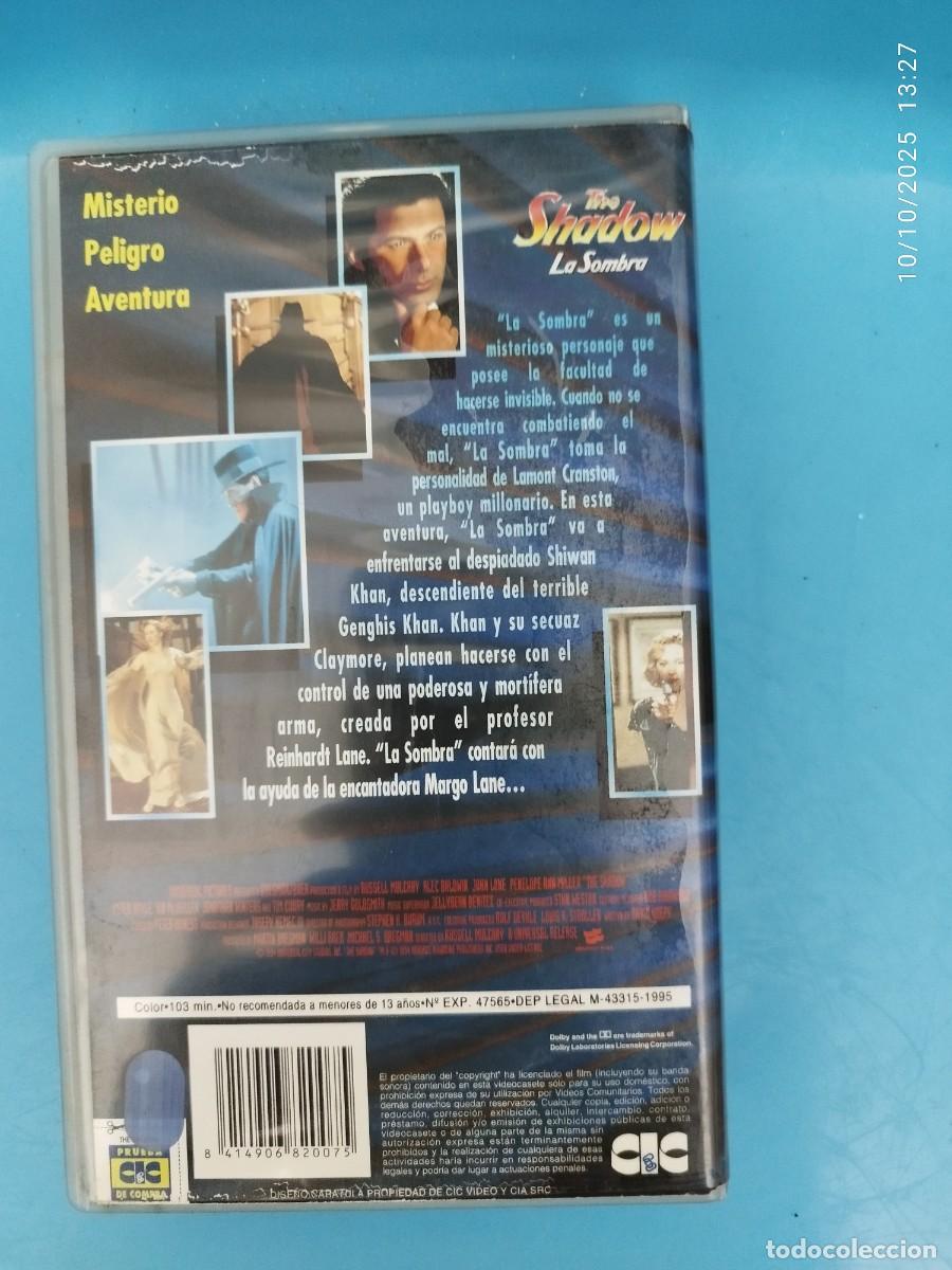 Cine: VHS The Shadow - Alec Baldwin - Foto 2