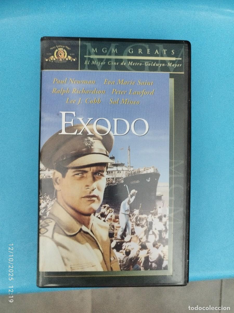 Cine: VHS Exodo (Espa&ntilde;ol) vhs - Foto 1