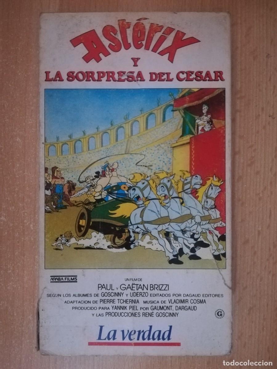 Cine: TODOVHS: Ast&eacute;rix y la sorpresa del C&eacute;sar.