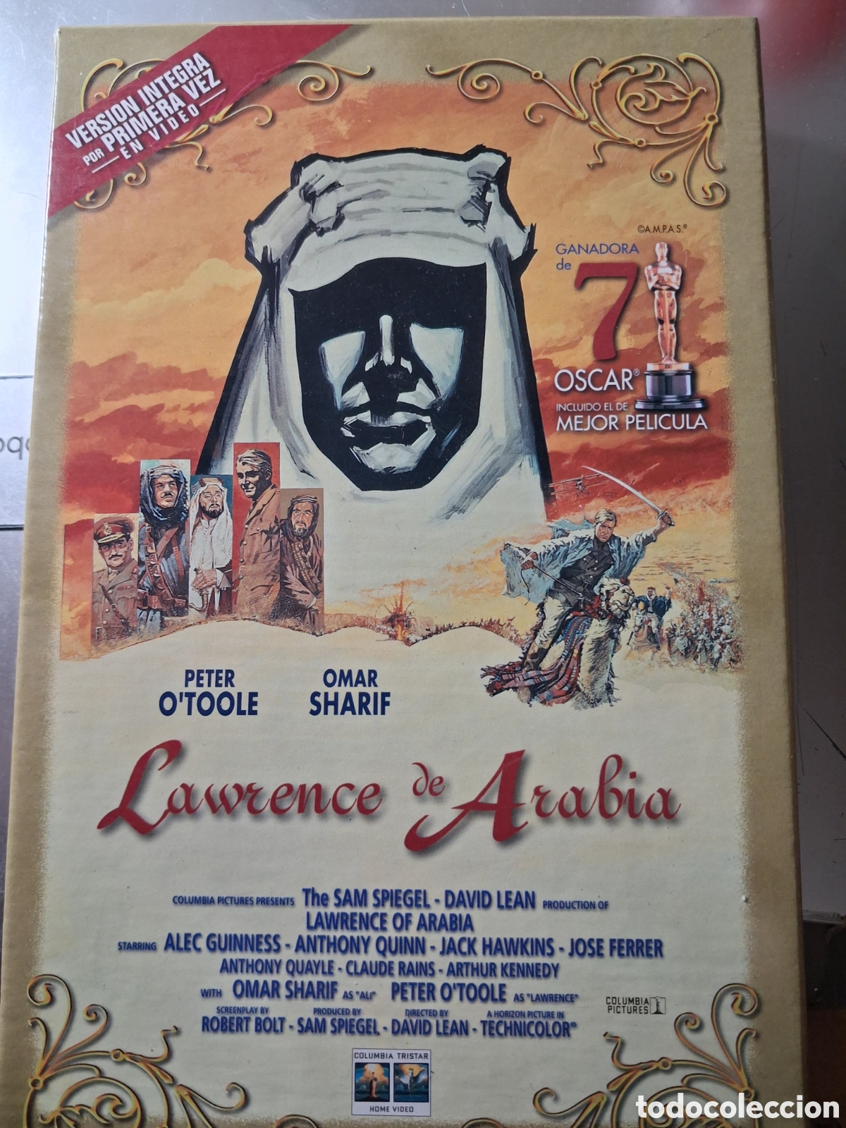 Cine: LAWRENCE DE ARABIA. VHS. VERSI&Oacute;N INTEGRA. - Foto 1