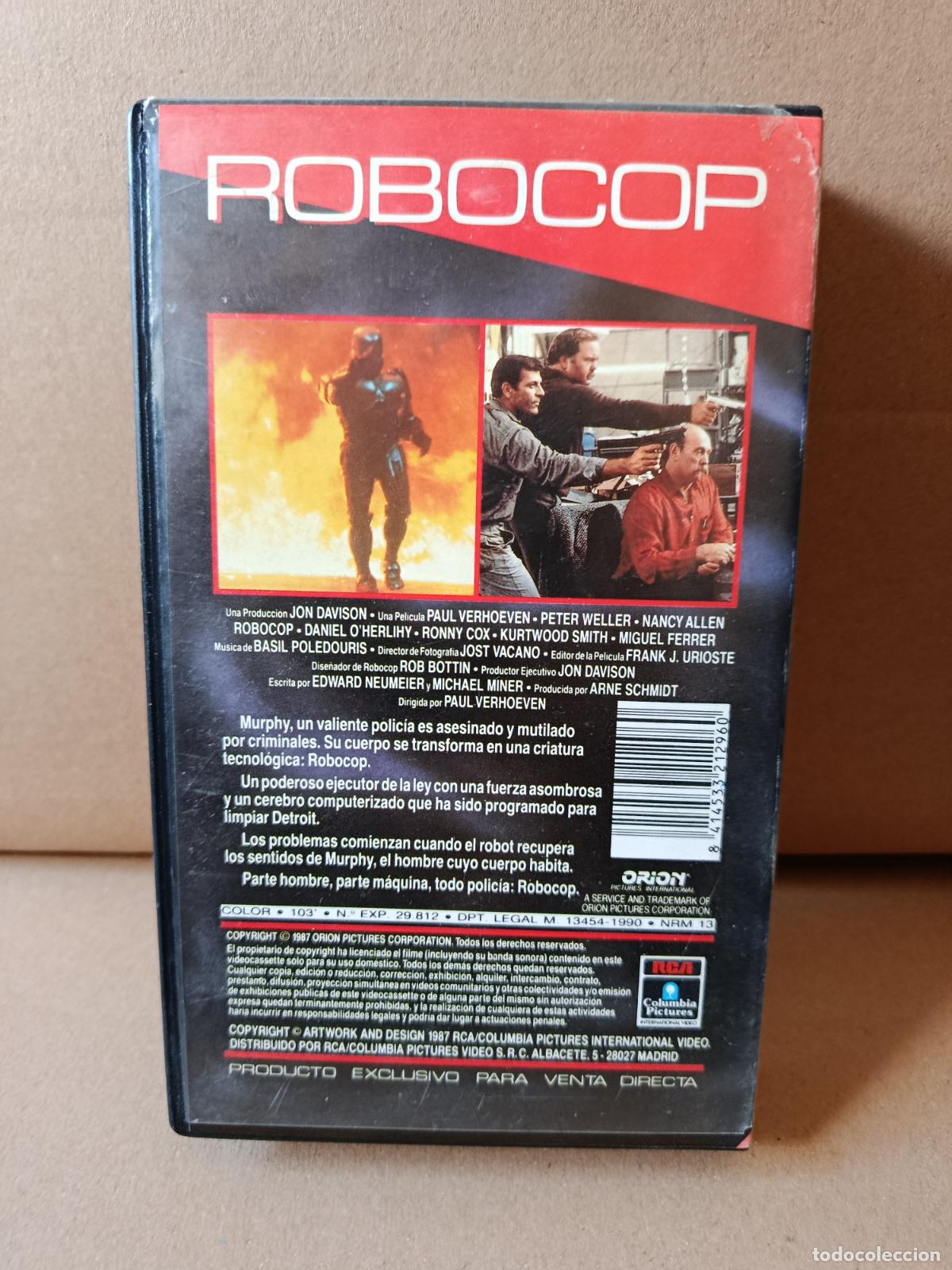 Cine: Robocop - VHS - 1987 - Foto 2