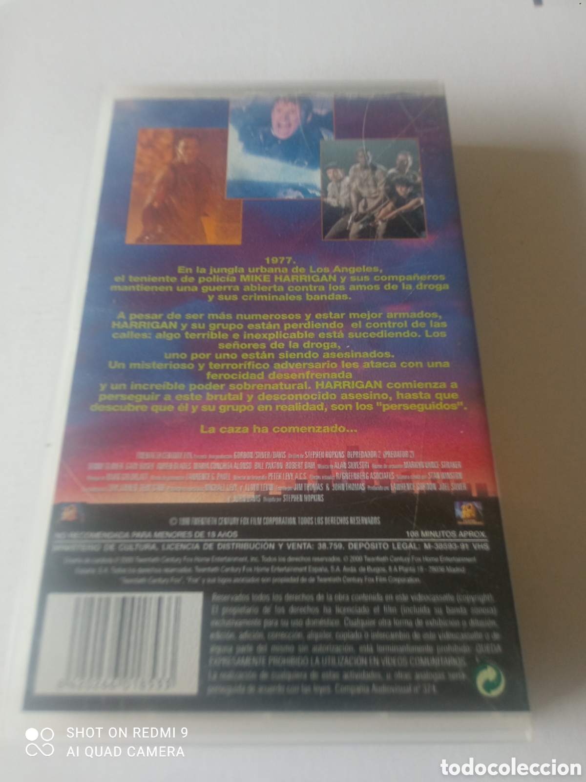 Cine: Predator 2 (VHS caja peque&ntilde;a) - Foto 2