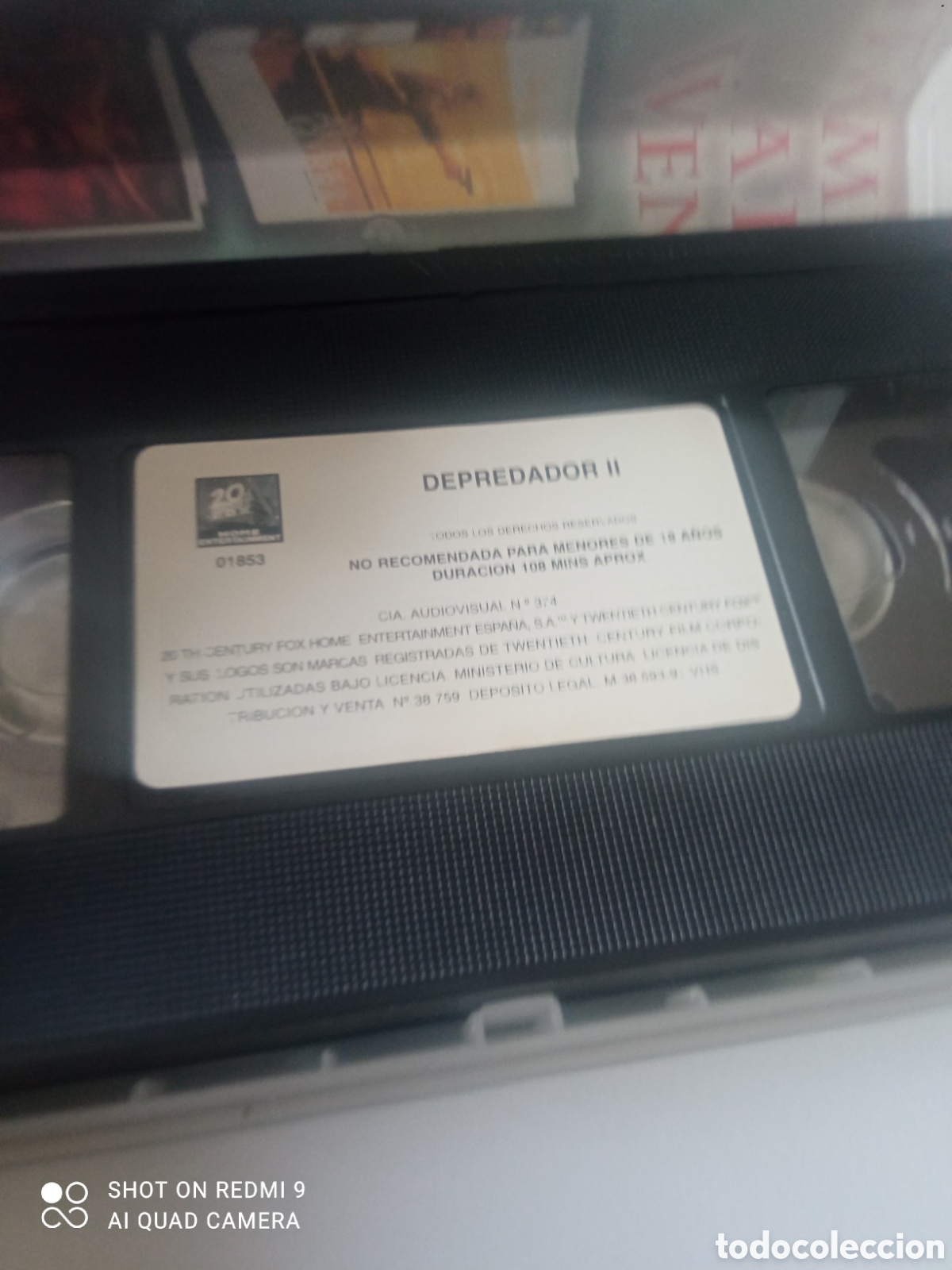 Cine: Predator 2 (VHS caja peque&ntilde;a) - Foto 3