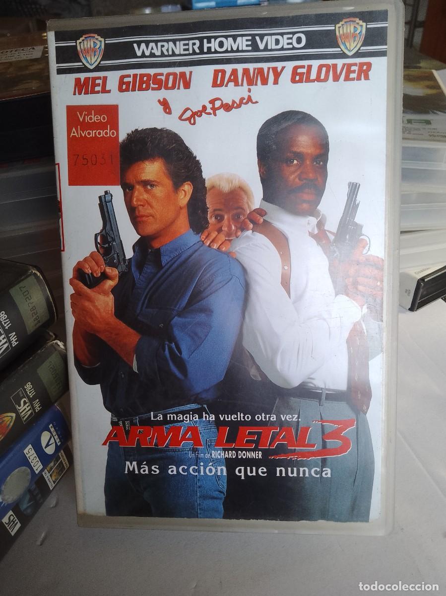Cine: Arma letal tres VHS caja grande