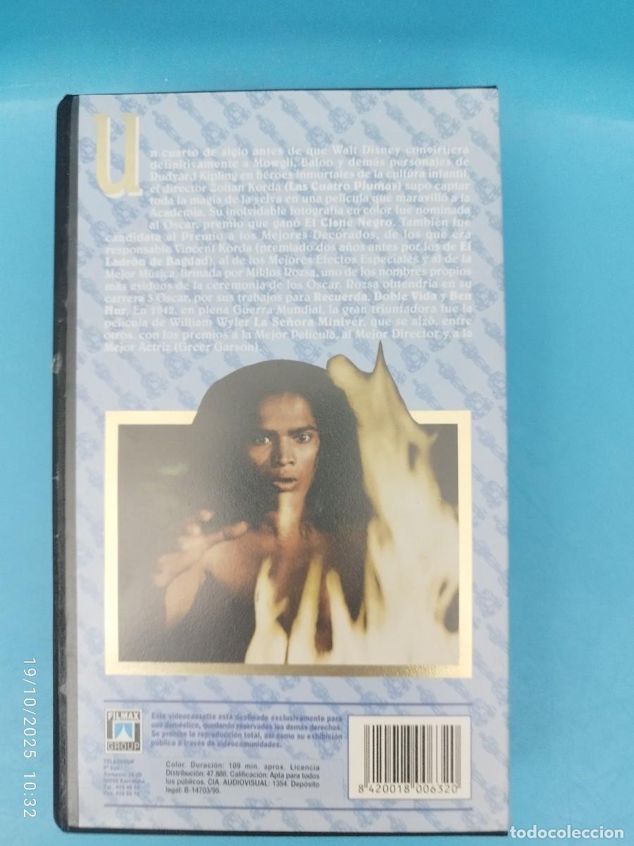 Cine: VHS El Libro de la Selva (1942) - Foto 2
