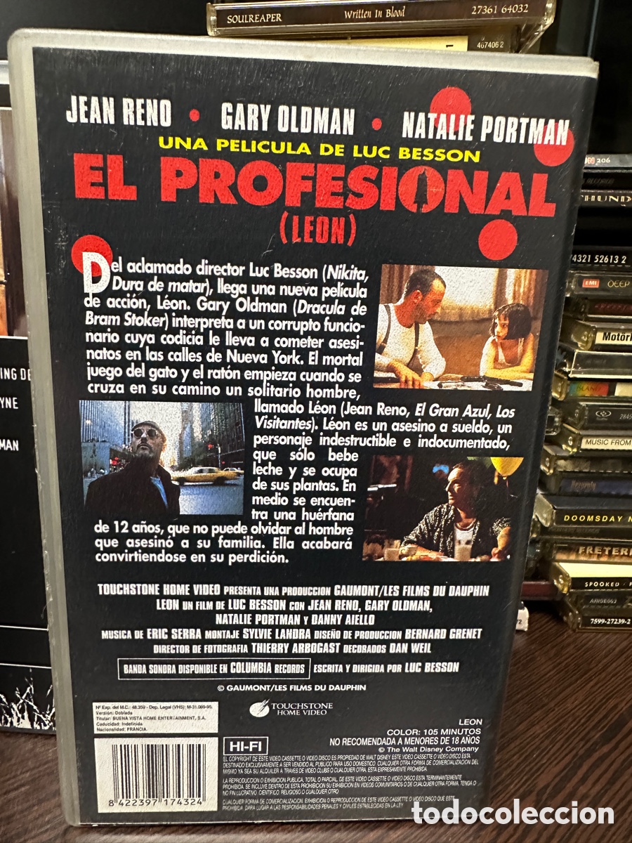 Cine: El Profesional (Le&oacute;n) (VHS) - Foto 3