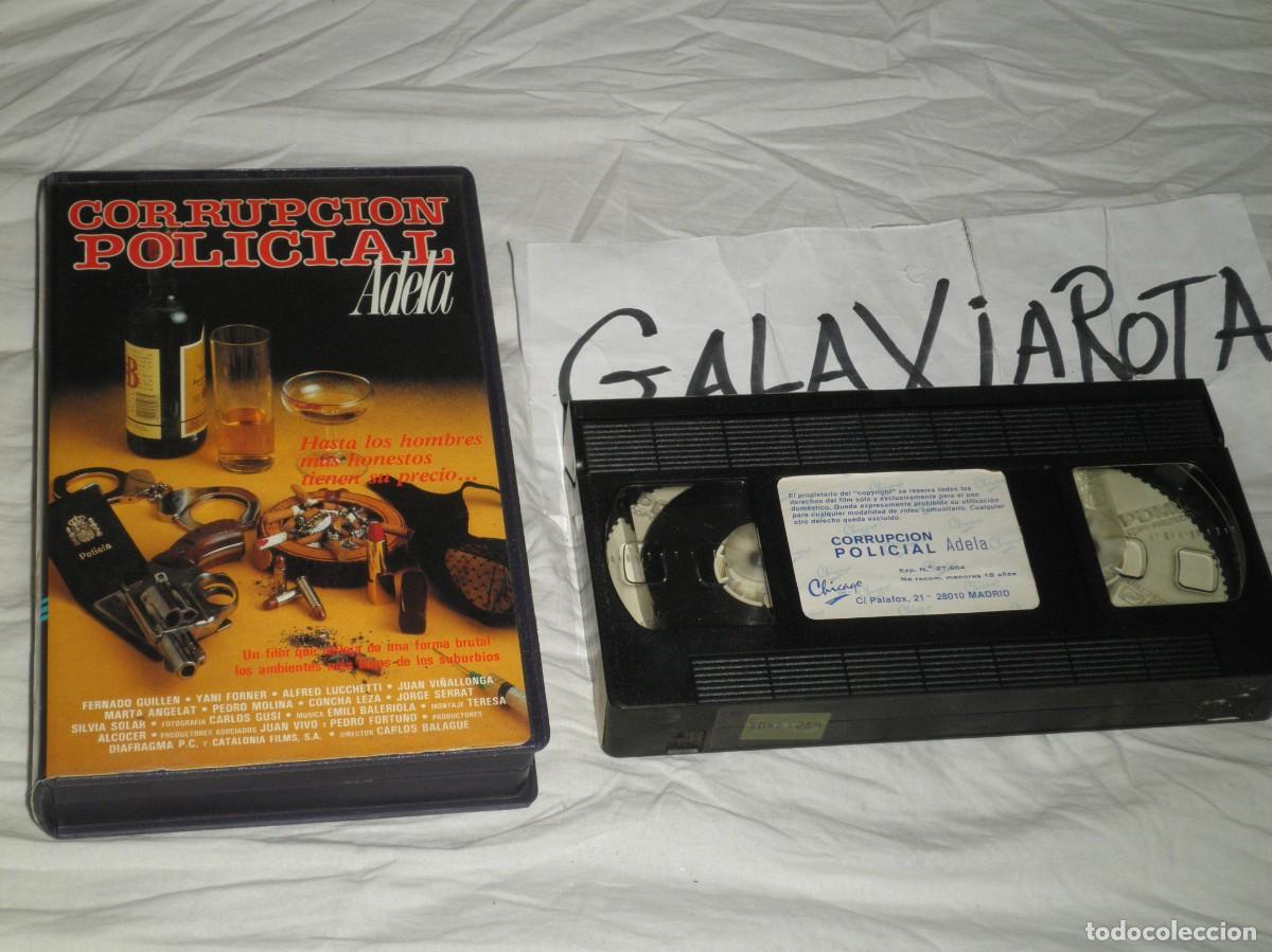 Cin&eacute;ma: Adela. Corrupci&oacute;n policial. Pelicula en video VHS