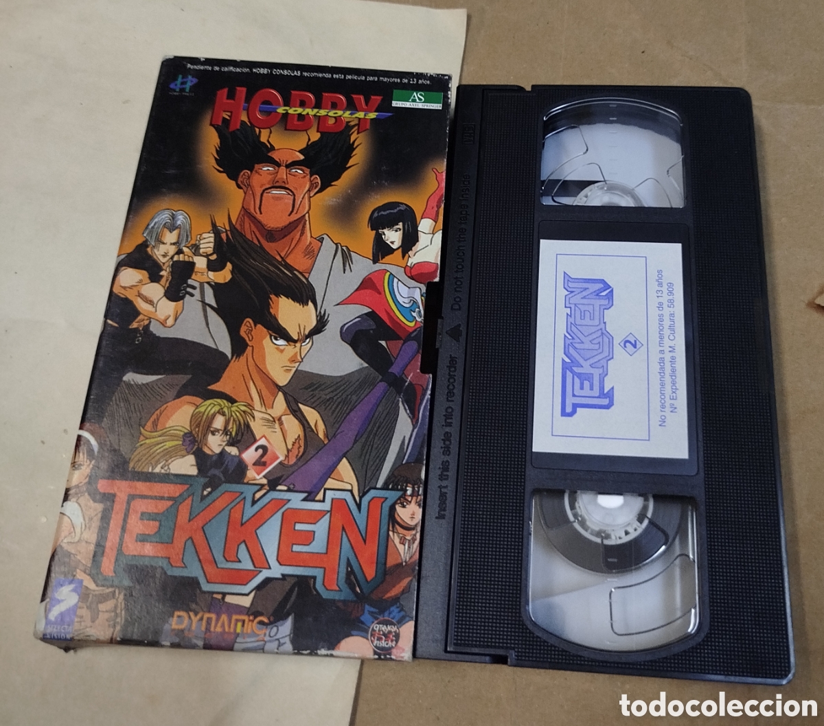 Cine: Tekken. N&uacute;mero 2. Hobby consolas. VHS - Foto 2