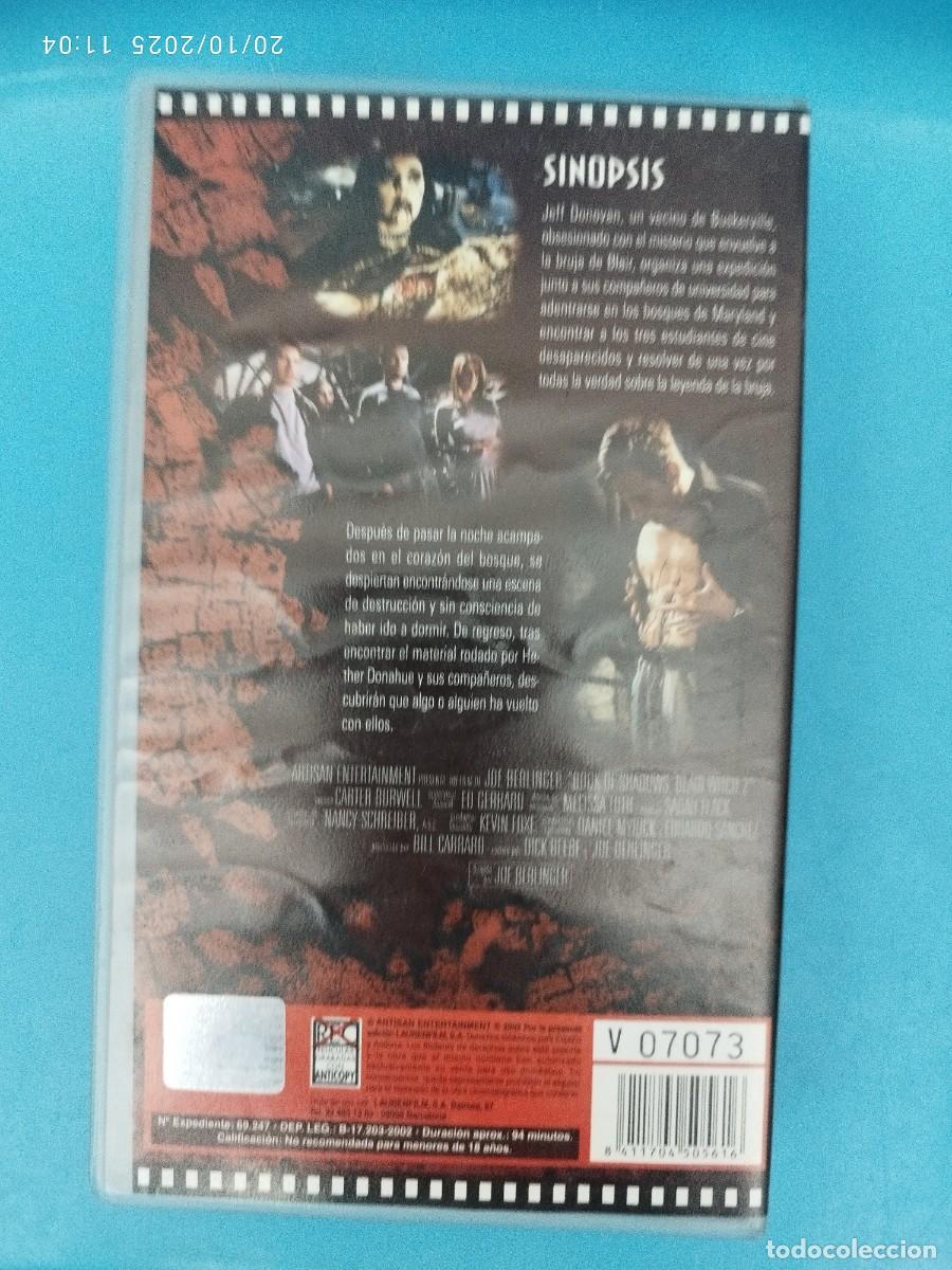 Cine: VHS El libro de las sombras terror Joe Berlinger - Foto 2