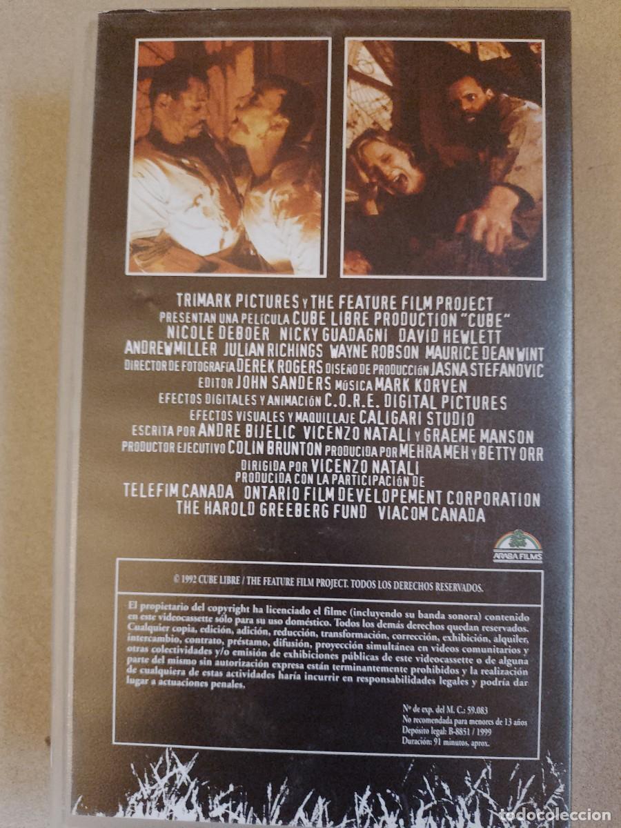 Cine: CINE DE TERROR.CUBE. VHS - Foto 3