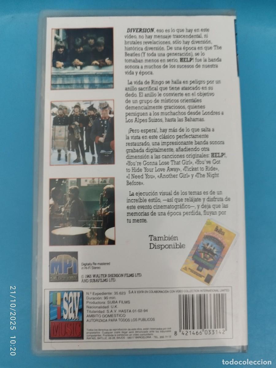 Cine: VHS Help! The Beatles - Foto 2