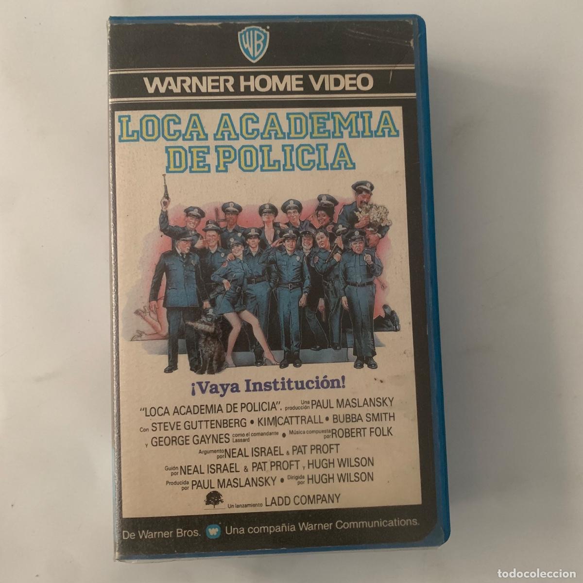 Cine: Pel&iacute;cula de antiguo videoclub vhs loca academia de policia de 1984